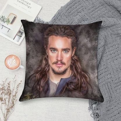 Uhtred of Bebbanburg- The Last Kingdom Soft Hidden Zipper Throw Pillow