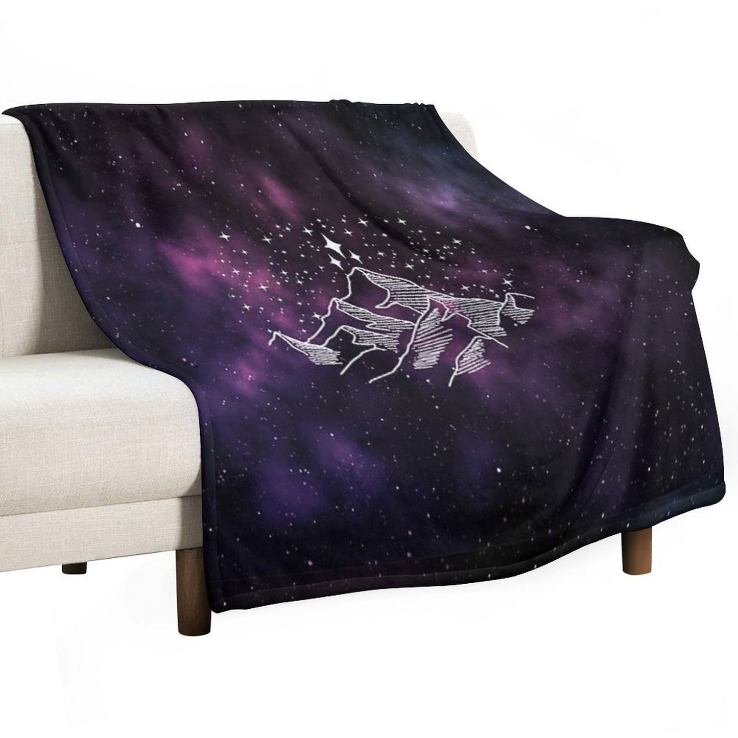 ACOTAR Velaris Galaxy Throw Blanket