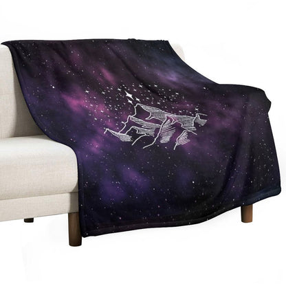 ACOTAR Velaris Galaxy Throw Blanket