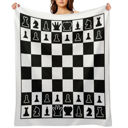 Chess Board Blanket Throw Blanket