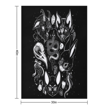 FAMILIAR SPIRITS Throw Blanket