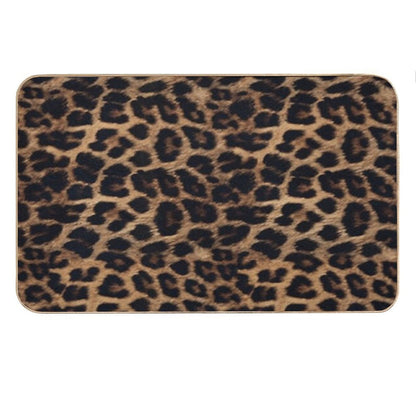 Leopard Print Bath Mat