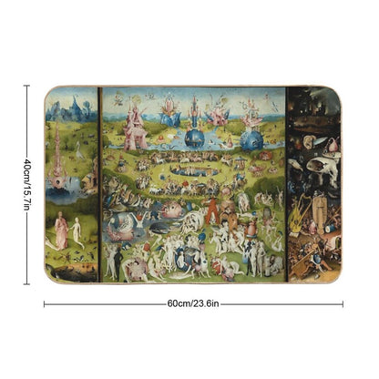 The Garden of Earthly Delights Bath Mat