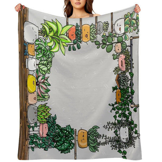 Plant Buddies All Around Throw Blanket