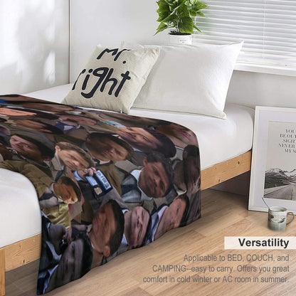 Castiel Collage Blanket Throw Blanket