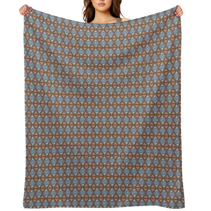 Pixel Art Pattern Seamless for Fabric Throw Blanket