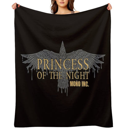 MONO INC. Princess Of The Night Throw Blanket