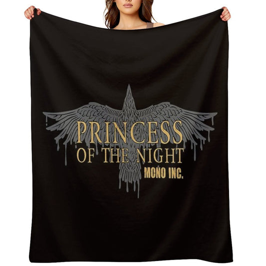 MONO INC. Princess Of The Night Throw Blanket