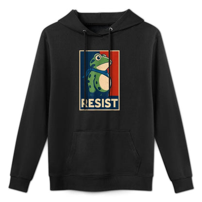 Resist Frog Portland Frog Protest for Men Women Moisture-Wicking Hoodie
