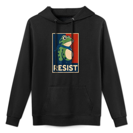 Resist Frog Portland Frog Protest for Men Women Moisture-Wicking Hoodie