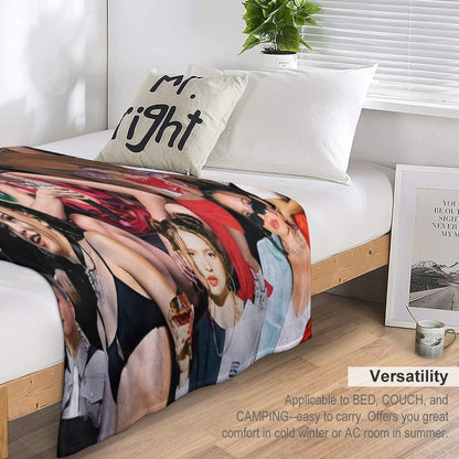 Nina Chuba Photo Collage Throw Blanket