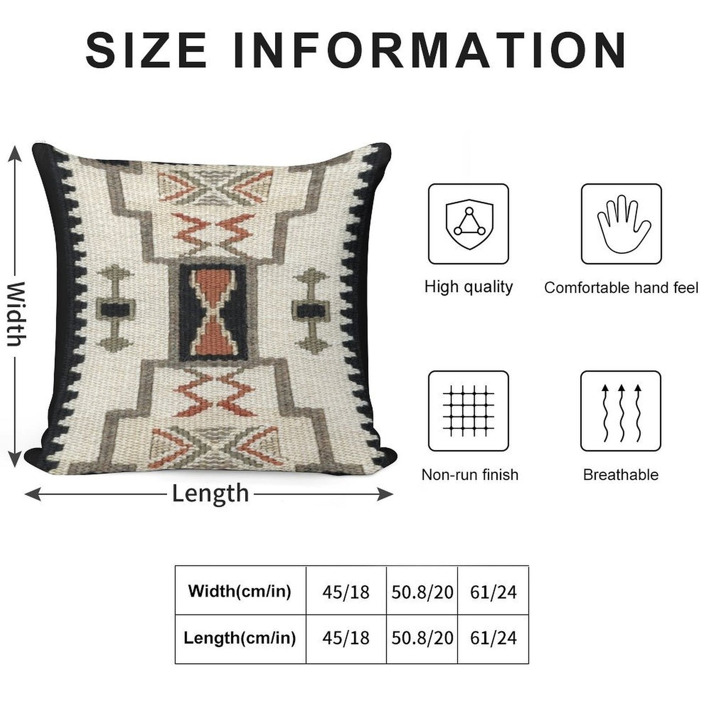 Storm Pattern Soft High-Density Material Throw Pillow
