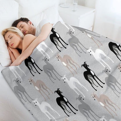 Italian Greyhounds Throw Blanket