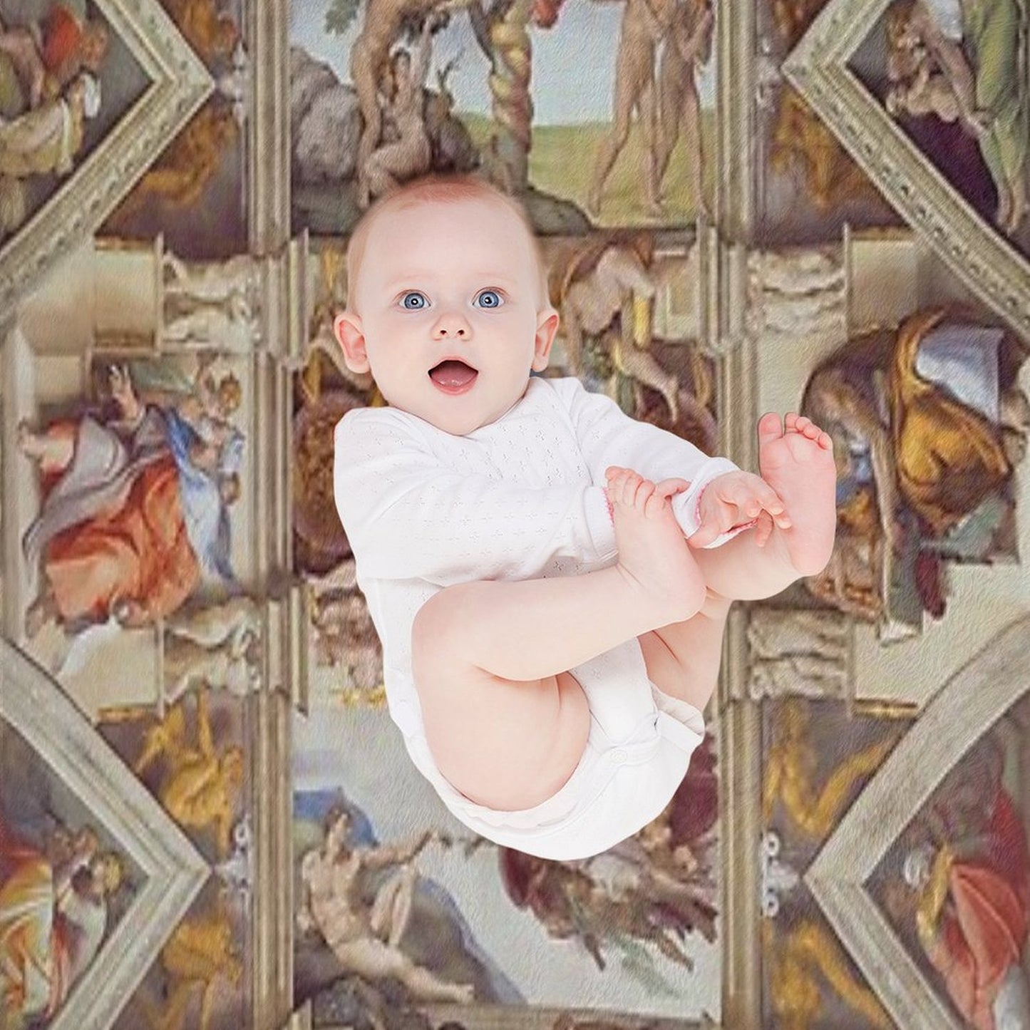 Sistine Chapel Ceiling Throw Blanket