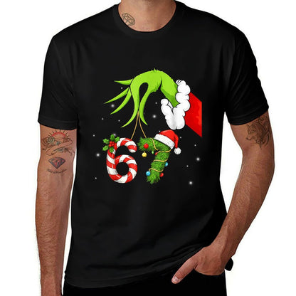 67 Christmas 6 7 Meme Pajamas Holiday Gen Alpha Slang  Affordable Price T-Shirt