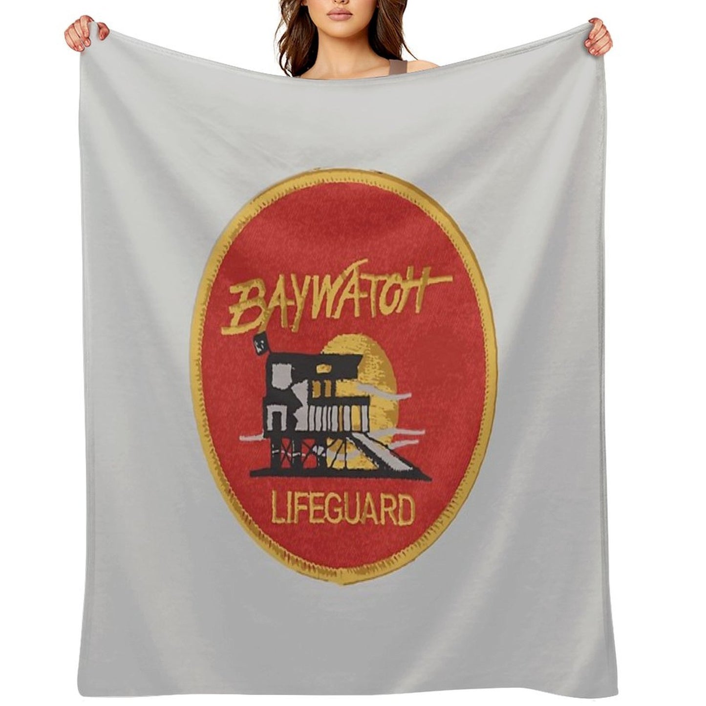 Baywatch Badge - Uniform Throw Blanket