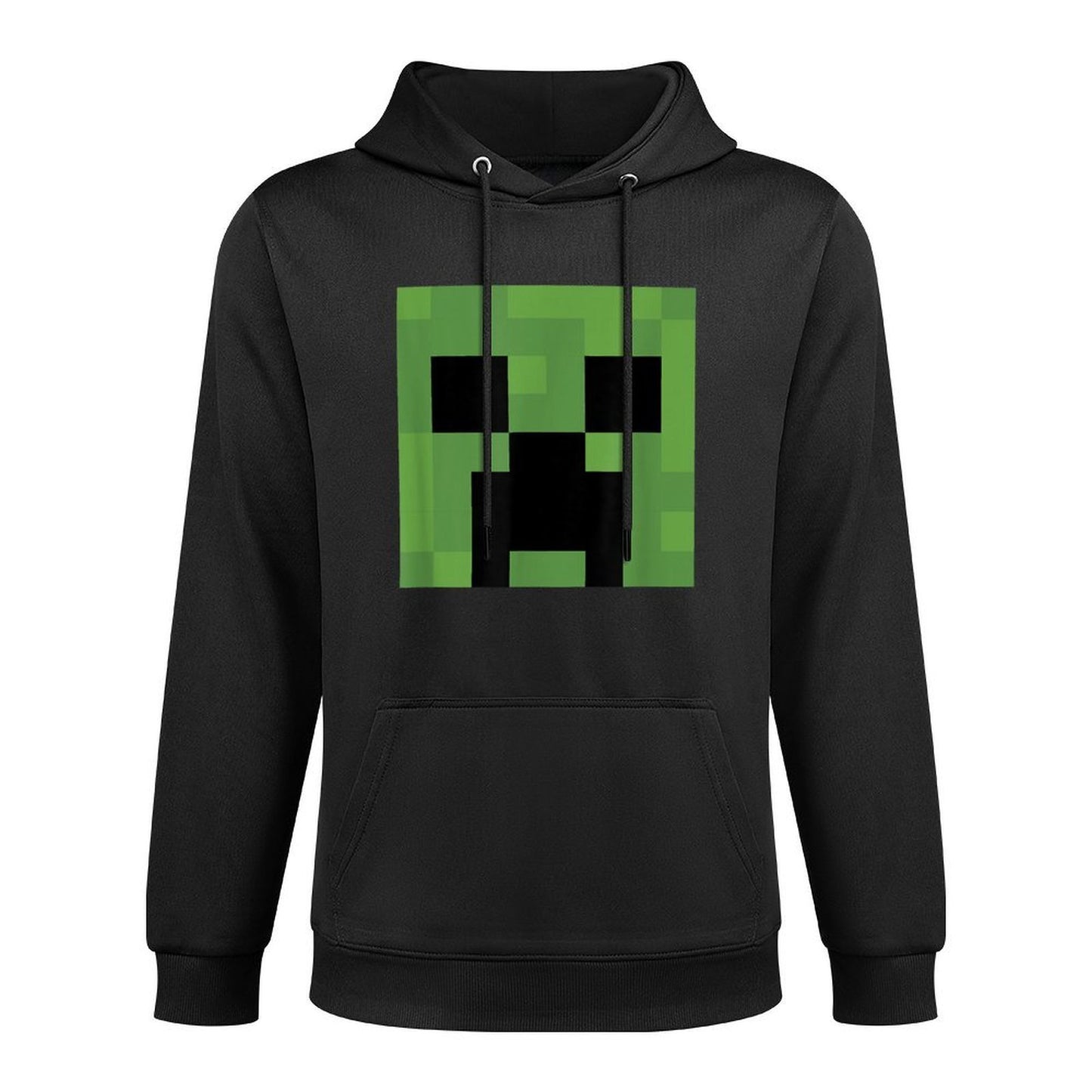 Minecraft Creeper Big Face Medium-Weight Fabric Hoodie
