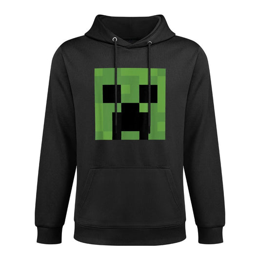 Minecraft Creeper Big Face Medium-Weight Fabric Hoodie