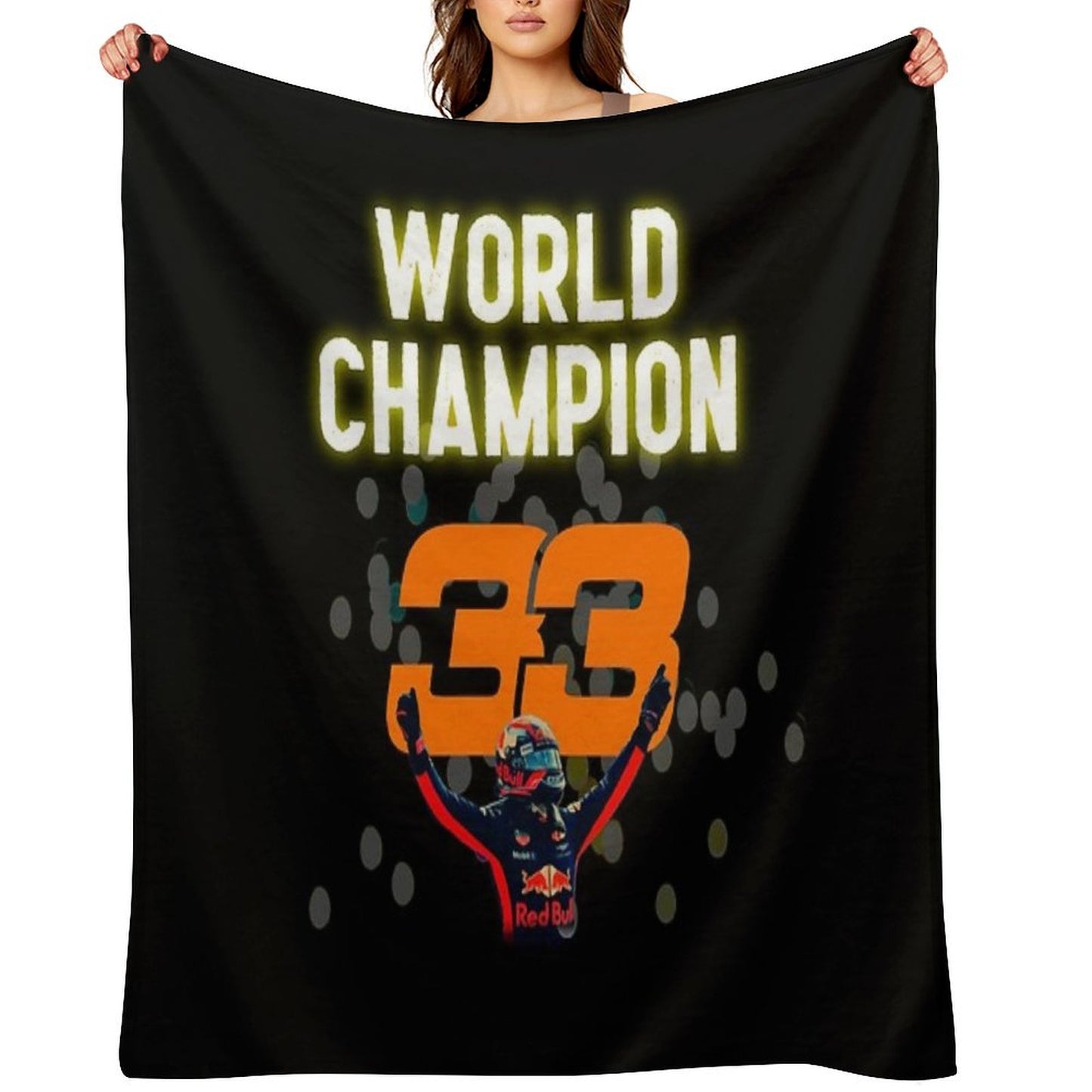 Verstappen Champion Throw Blanket