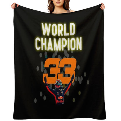 Verstappen Champion Throw Blanket