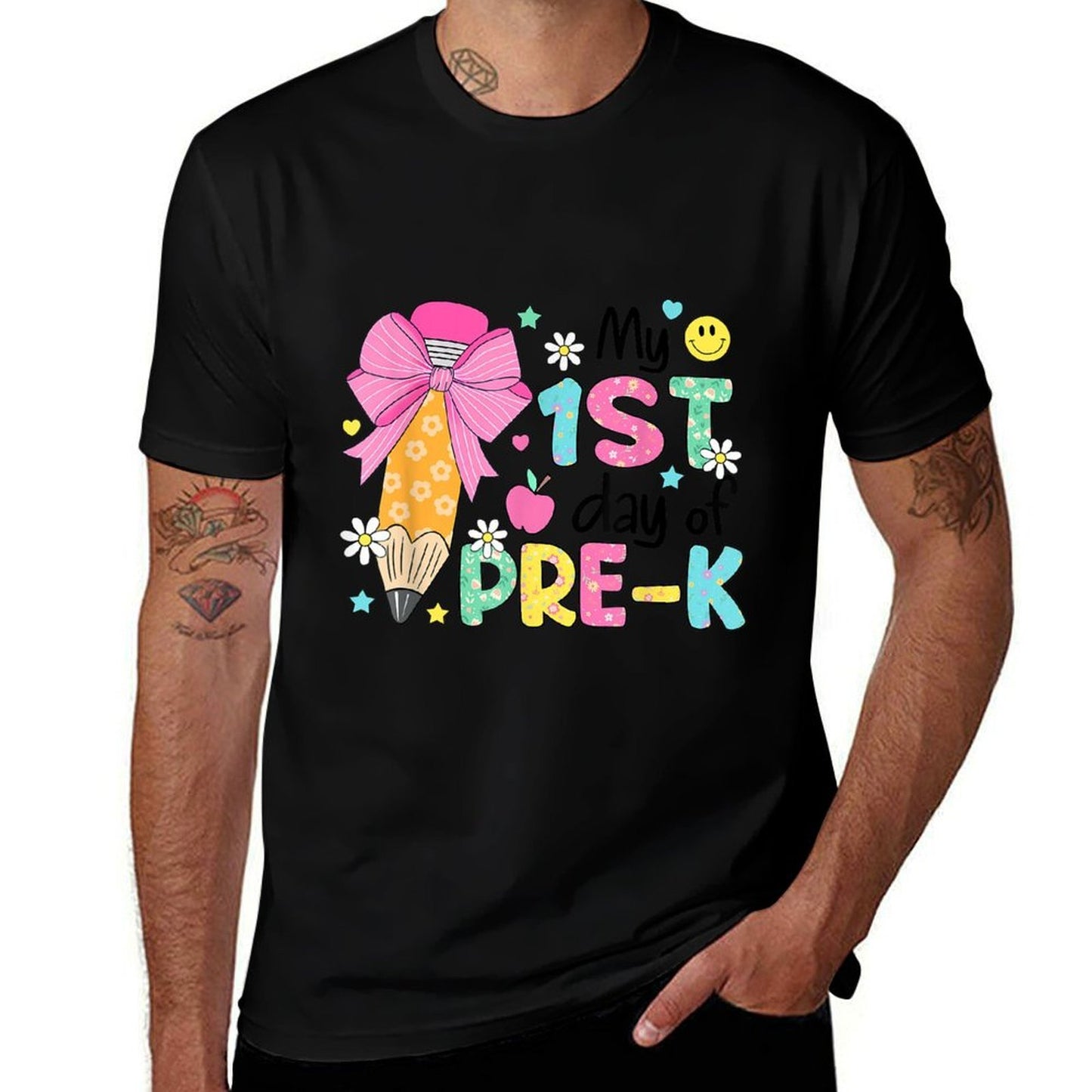 My 1st Day of Pre-K PreK Pre K 2025 Back to School Girls Comfortable T-Shirt