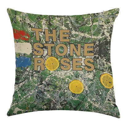 The Three Yellow Linen Throw Pillow Cover