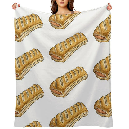 Sausage Roll Throw Blanket