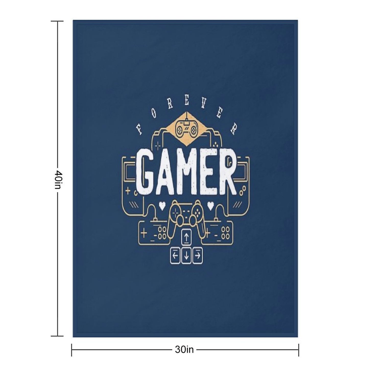 Forever Gamer Throw Blanket