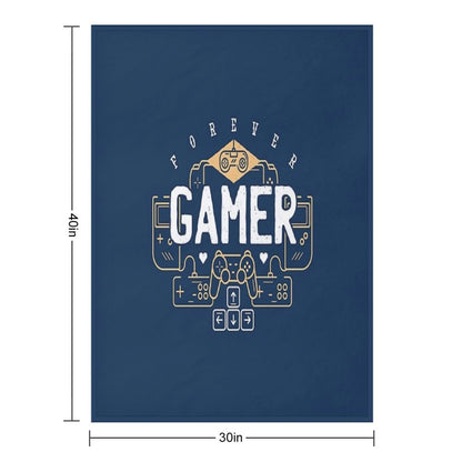 Forever Gamer Throw Blanket