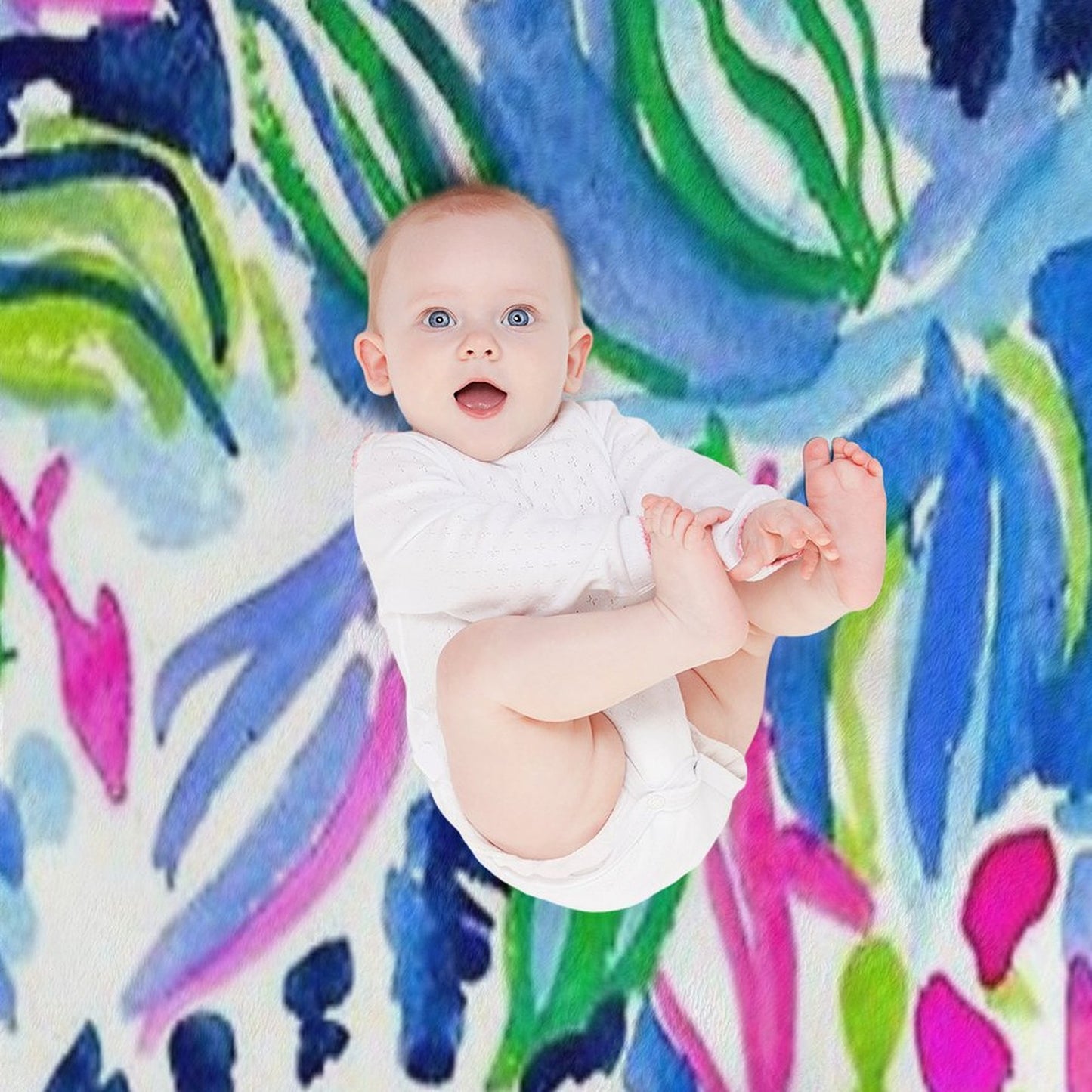 Dont Be Blue Throw Blanket