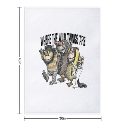 Where The Wild Things Are T-ShirtWHERE THE WILD THINGS ARE Throw Blanket