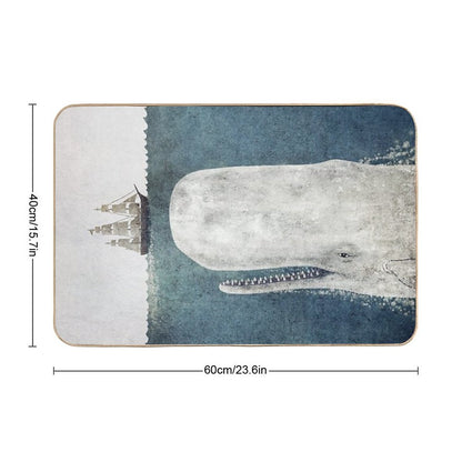 The White Whale Bath Mat