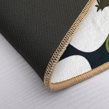 B&W Finnish Flower Bath Mat