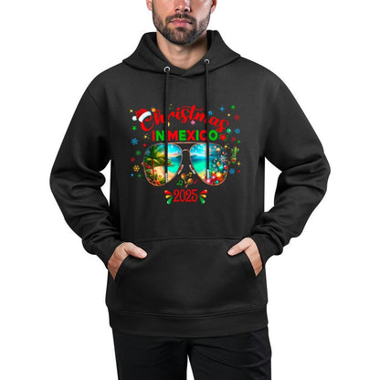 Mexico Cancun Cabo Christmas Trip Outfit Pajama Colorfast Hoodie