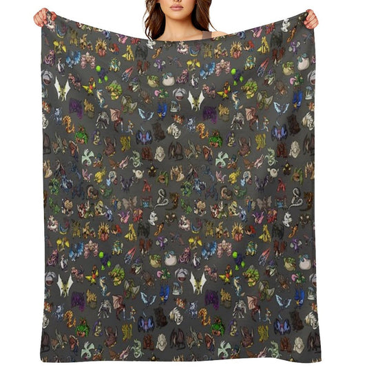 Monster Hunter Throw Blanket