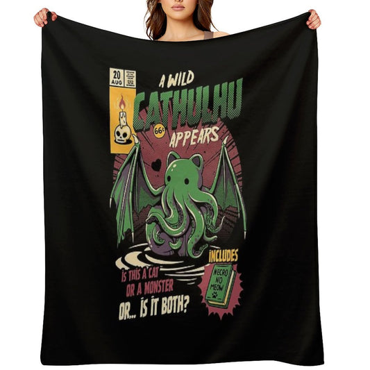 Cathulhu Throw Blanket