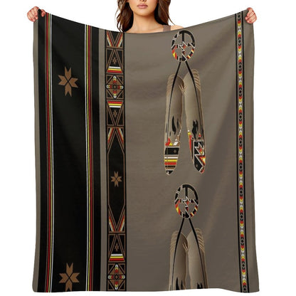 Lakota Design Throw Blanket