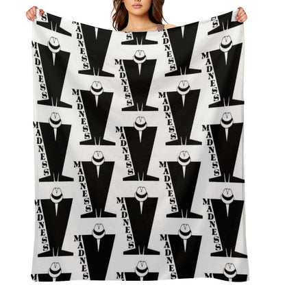 Hat The Madness Retro Band Gift for Fans Throw Blanket