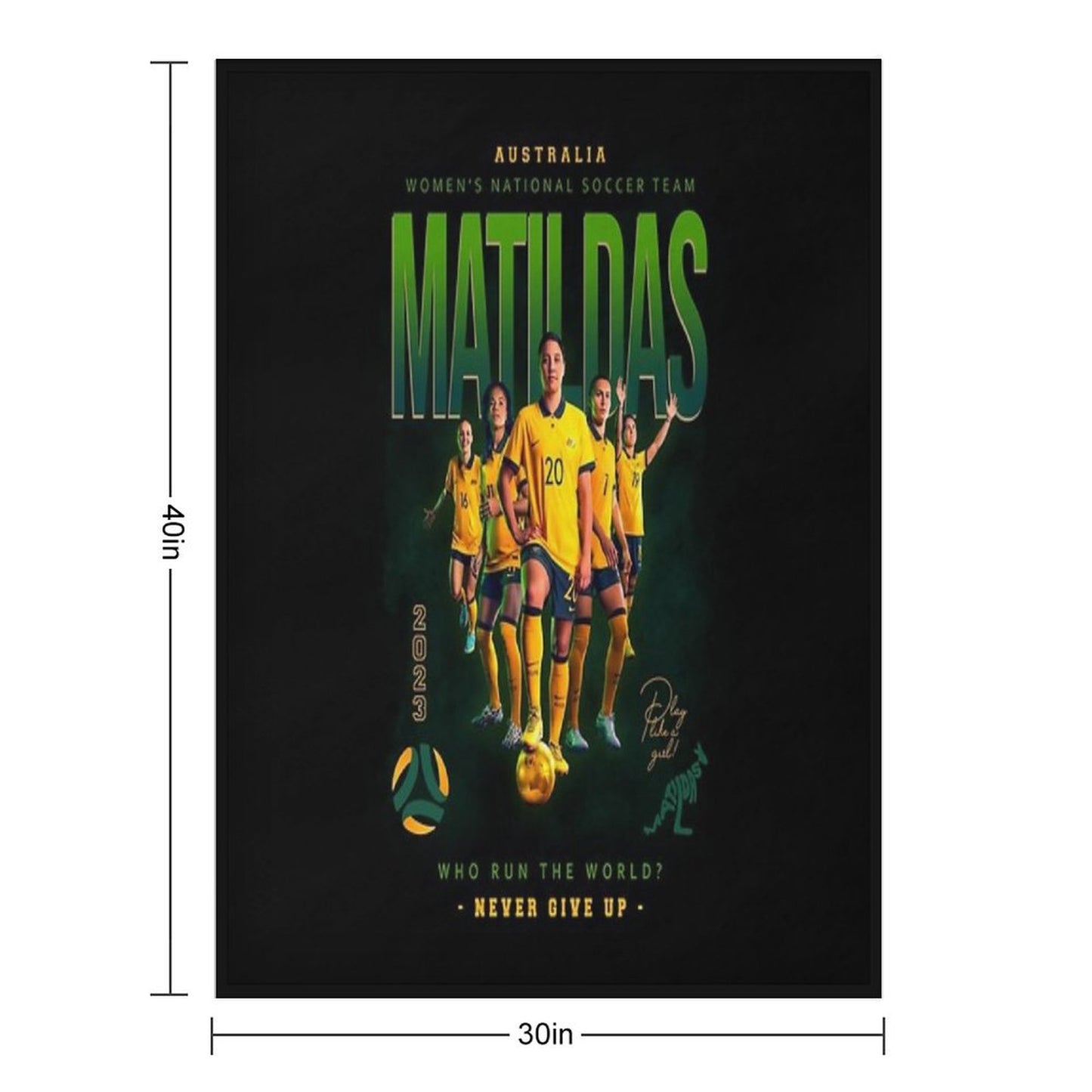 Matildas Throw Blanket