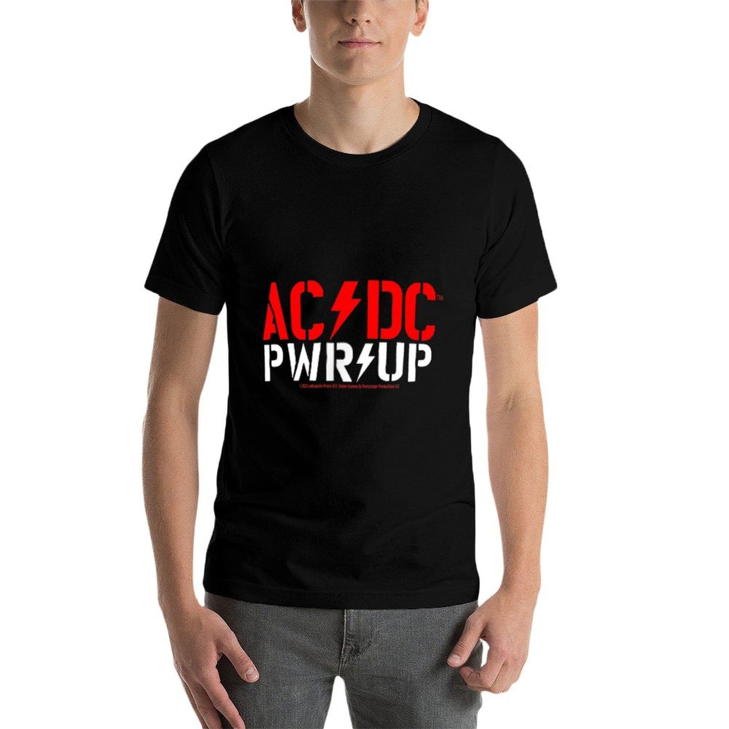 ACDC PWR UP North America Tour Date Back 2025  Eco-friendly Material T-Shirt