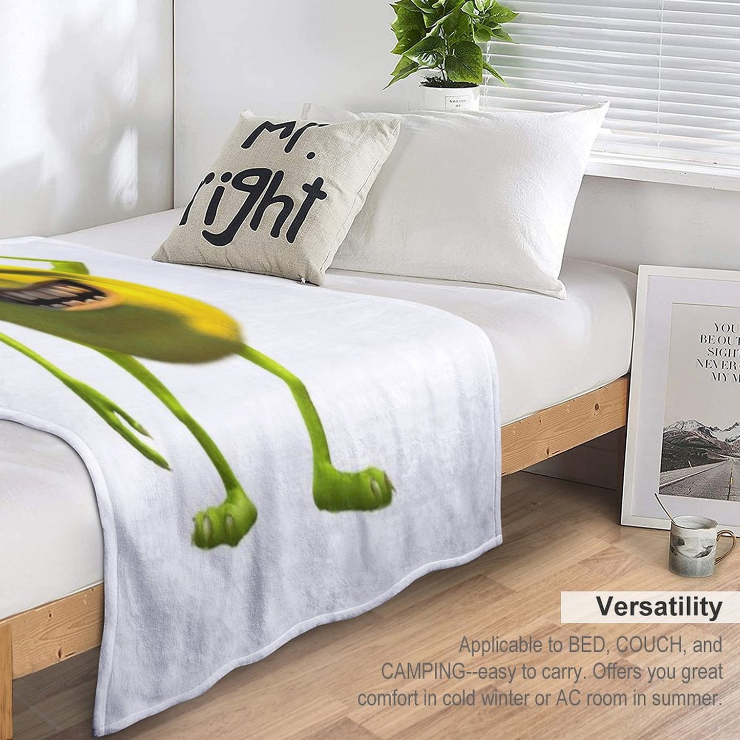 Shrek Wazowski Throw Blanket