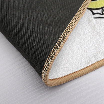 Funny Garfield T-Shirt Bath Mat