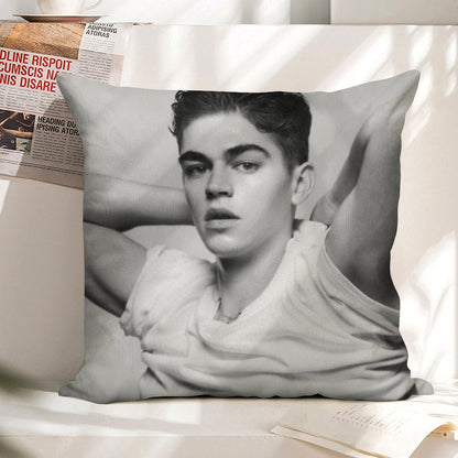 Hero Fiennes Tiffin Hardin Scott Linen Throw Pillow Cover
