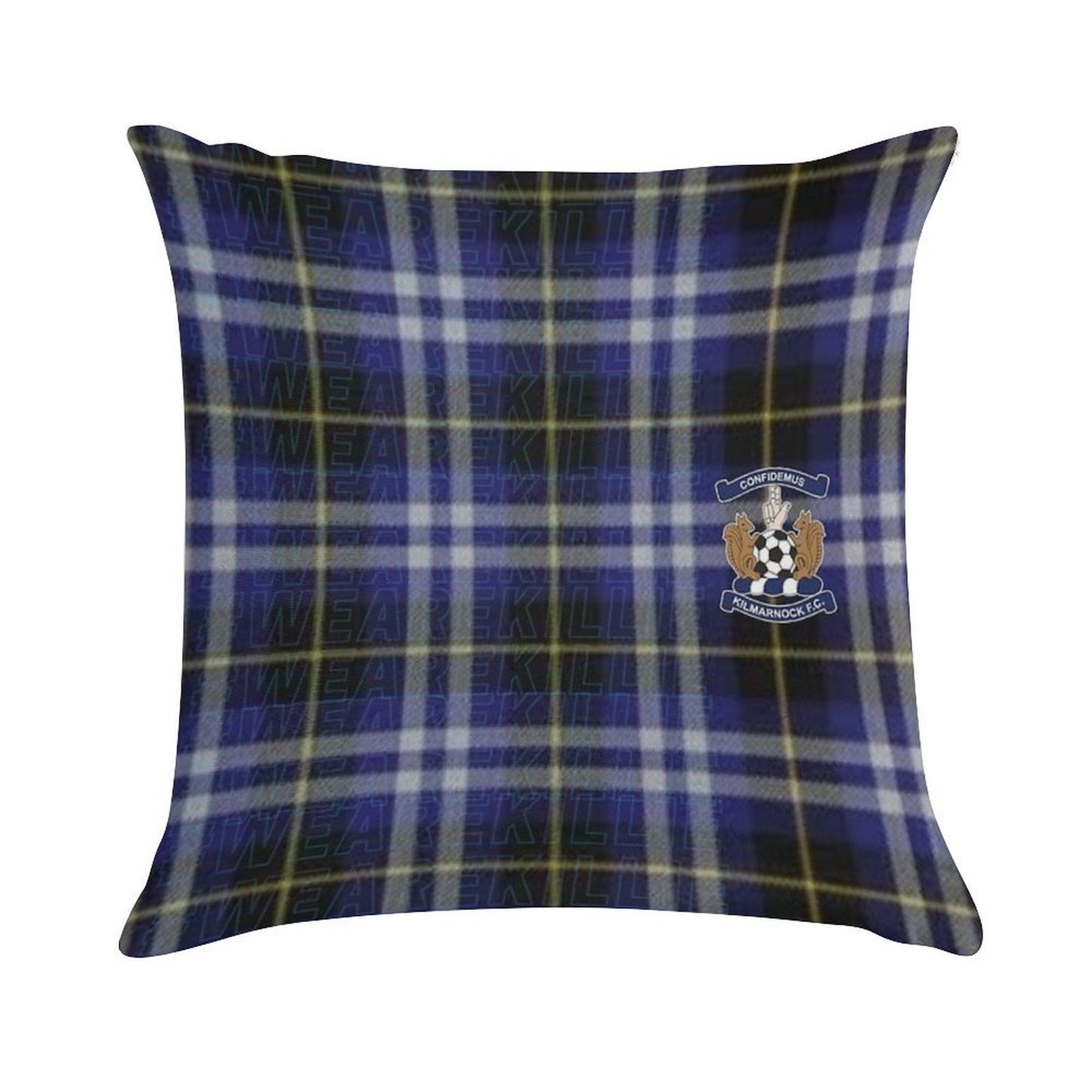 #WeAreKillie Tartan Soft Hidden Zipper Throw Pillow