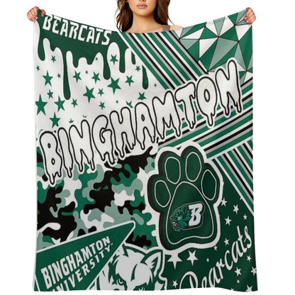 Binghamton University Throw Blanket