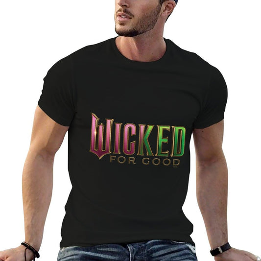 Wicked For Good Pink To Green Logo  Classic T-Shirt