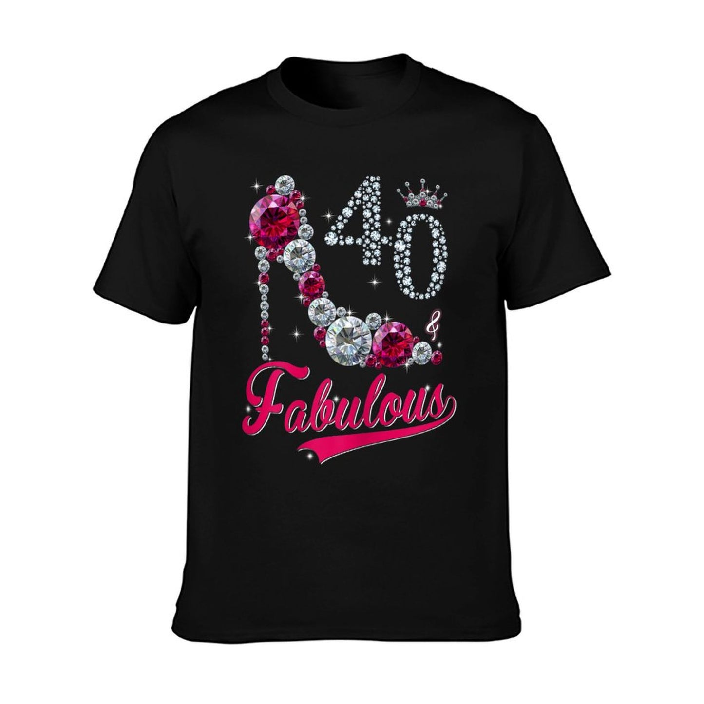 Womens Mom Womens Gifts 40 Years Old And Fabulous 40th Birthday  Cotton T-Shirt