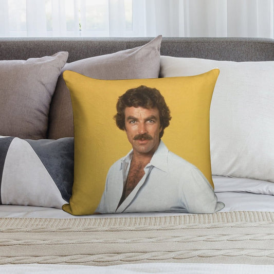 Tom Selleck Soft Gift Ready Throw Pillow