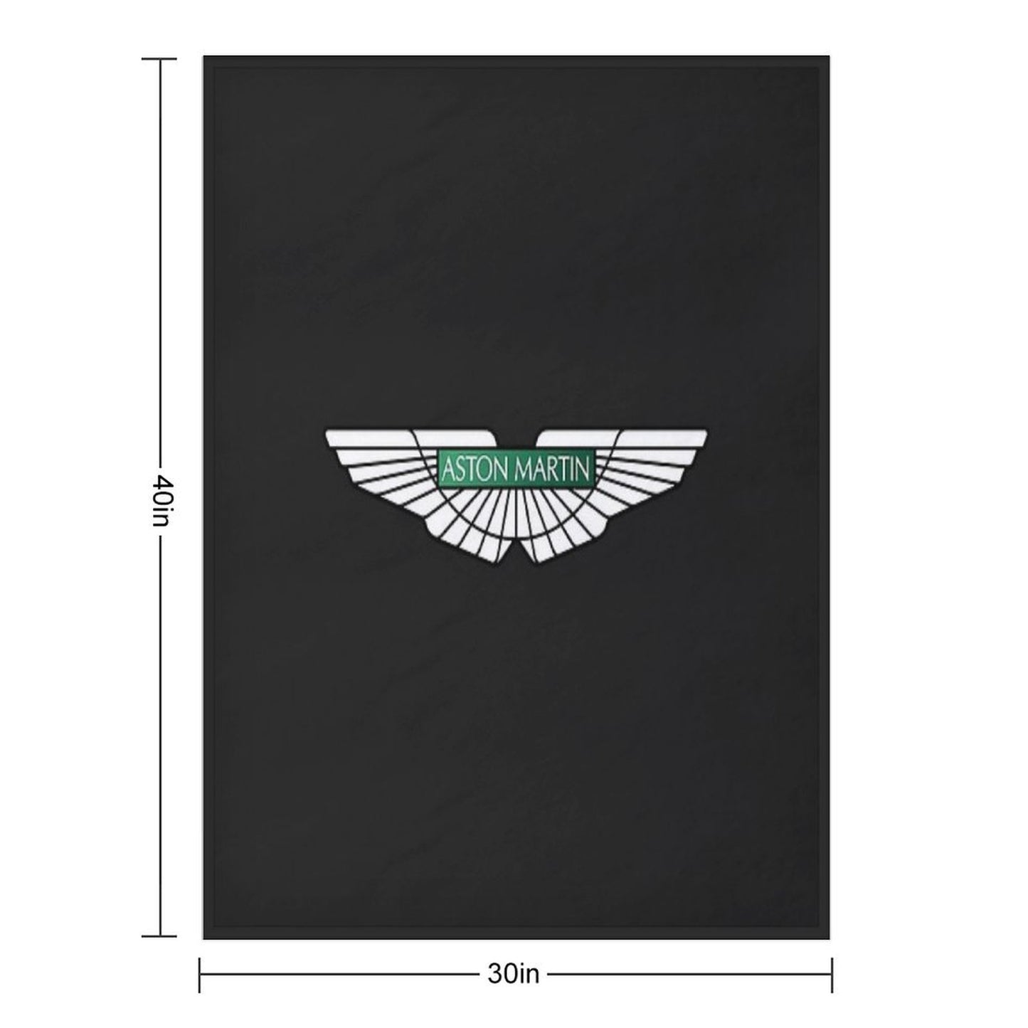 Aston Martin Logo Throw Blanket