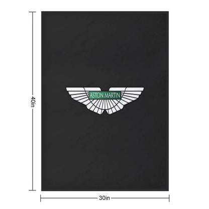 Aston Martin Logo Throw Blanket